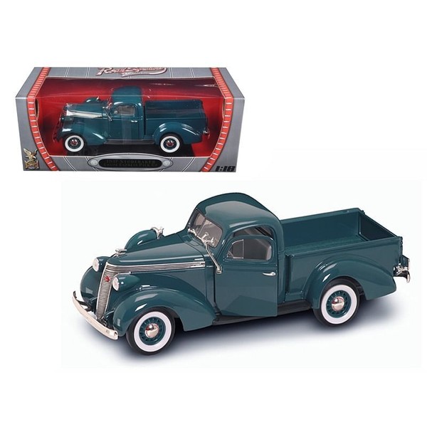 Road Signature 1937 Studebaker Express Pickup Truck Green 1/18 Diecast