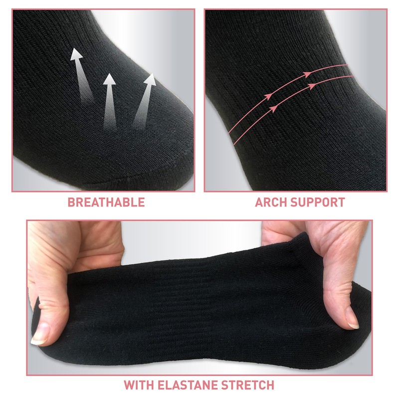 The Essentials Wardrobe Ladies FCO 15 Pack Trainer Liner Socks