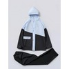 JYZ Raincoat, Top and Bottom Rain Gear, Separate Rain Suit,
