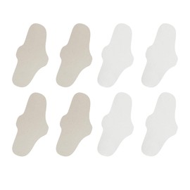 Liebster Nose Sun Protection Patches 8-Pack – Breathable Cotton, Secure Hold for Beach, Cycling & Outdoor Activities (Beige+White)