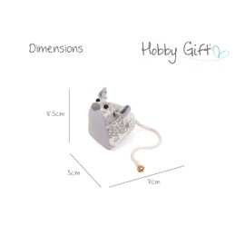 Hobby Gift Novelty Fabric Pincushion - 5 x 7 x 8.5cm - in The Garden