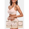 Vertvie Women's Seamless Bras No Underwire Wireless Comfort Support Push