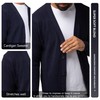 X RAY Mens Cardigan Sweater, Long Sleeve Slim V-Neck Soft