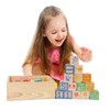 Joqutoys ABC Wooden Building Blocks for Toddlers 1-3Large, 40 PCS