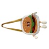Sling Handbags Canvas Cute Hamburger Shaped Diagonal Shoulder Bag for