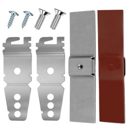 Granite Dishwasher Mounting Bracket Kit Replacement Granite Grabbers Dishwasher Mounting Brackets, Dishwasher Mounting Bracket for Granite Countertop Dishwasher Installation Kit with Screws - 2 Pack