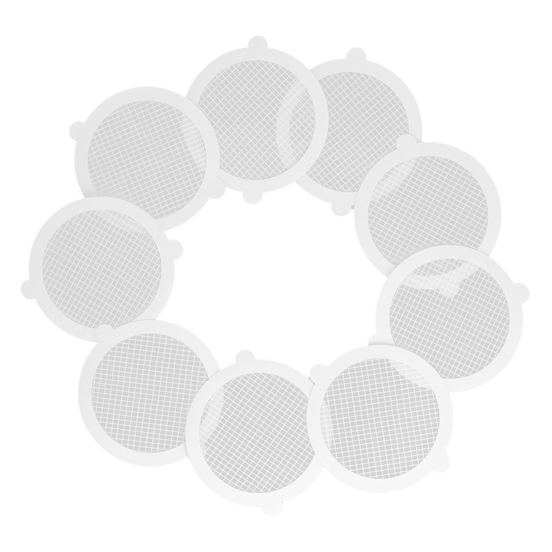 50Pcs Shower Drain Hair Catcher Fiberglass Practical Convenient Dense Mesh