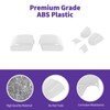 SQQP Side Mirror Cover, Rearview Mirrors Decoration Trim Kit Fit