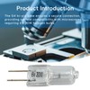 Memiuyelay 4Pcs Microscopes Halogen Bulb 6V 30W Halogen Replacement Bulbs