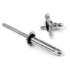 Tri-Fold Exploding Pop Rivets 3/16 (#6) Aluminum Shaveable Head Blind
