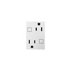 Adorne White 15A Tamper-Resistant 3-Module GFCI Outlet