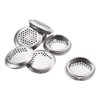 50 Pcs Air Vents 19mm Circular Soffit Vent Stainless Steel Round Vent Mesh Hole Louver for Kitchen,Bathroom,Cabinets,Wardrobes,Shoe Cabinets,Sundry Cabinets (Inclined Plane,Silver)