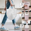 2 Gallon Small Bathroom Trash Bags - White With Handle