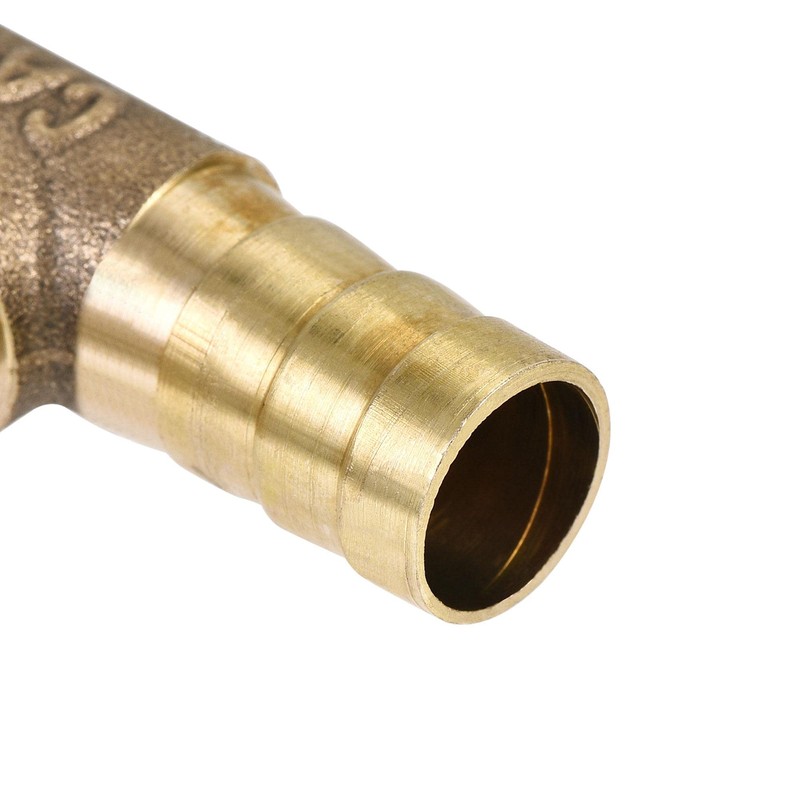 sourcing map Barb Hose Fitting 10mm OD Tee T Shape