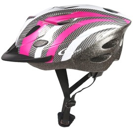 Sport Direct™ 18 Vent E-Bike/Bike Helmet 55-58cm Pink/White/Graphite *FREE 3 YEAR CRASH REPLACEMENT*