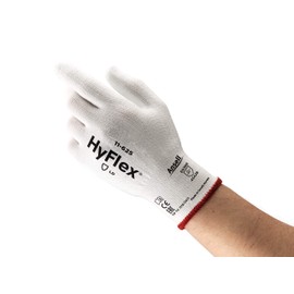 Ansell HyFlex 11-625 Cut protection gloves, mechanical protection, White, Size 10 (Pack of 12 pairs)