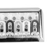 Fixed Hardtail Guitar Bridge U Shape Saddle Bridge Replacement Metal