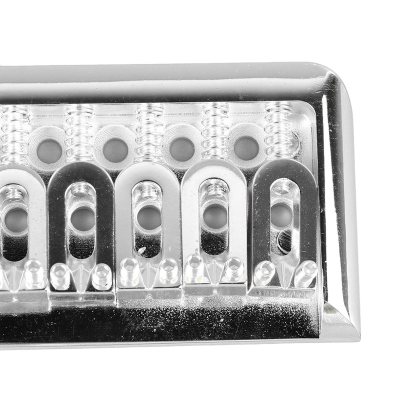 Fixed Hardtail Guitar Bridge U Shape Saddle Bridge Replacement Metal