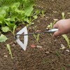 QUINTRA Grass Hoe Shaped Hollow Curved Small Hoe Household Garden