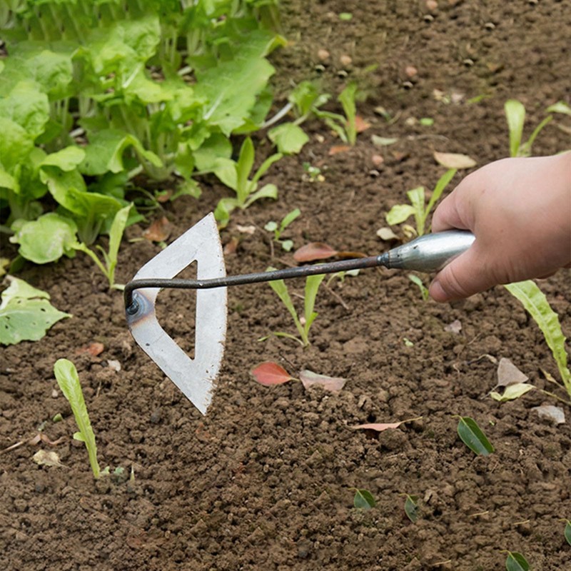 QUINTRA Grass Hoe Shaped Hollow Curved Small Hoe Household Garden