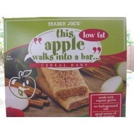 Trader Joe's This Apple Walks Into a Bar Cereal Bars (low fat). 1 Box contains 6 Bars by Trader Joe's [Foods]