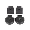 Porotmotor End Caps for L Track (33mm Width), 10PCS Squared