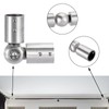 Cokritsm 2 x Corner Connectors for Curtain Rods, Adjustable Curtain