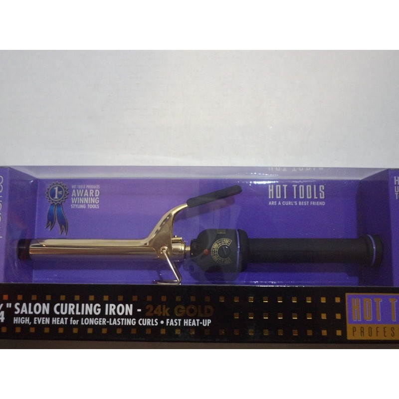 Hot Tools Professional 1101 Curling Iron with Multi-Heat Control, Regular