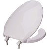TOTO SC134#01 Elongated Commercial Toilet Seat, Cotton White