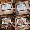 5X Handheld Magnifying Glass for Reading – Large Rectangle Lens