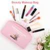 Gifts for Book Lovers Women Oxford Cloth Makeup Bag Book