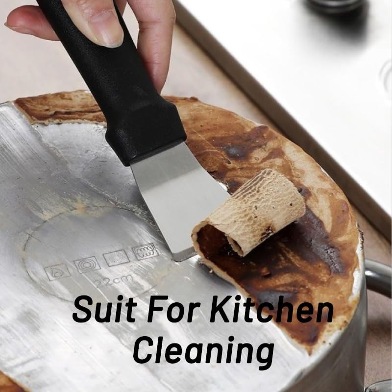 4 Pack Grill Scraper - Small Metal Grill Scraper Tool