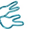 100 Pcs Cute Binder Clips Multipurpose Cartoon Rabbit Shape Blue
