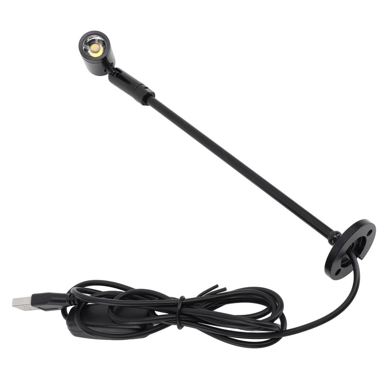 Mini Spotlight LED Lamp, Standing Cabinet Spotlight Adjustable Angle for