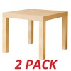 Ikea Table End Side Black (2 Pack) Lack