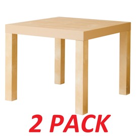 Ikea Table End Side Black (2 Pack) Lack