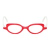 Calabria EB Peep Show Cat-Eye Reading Glasses +0.75 Red Crystal