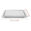 Kichvoe Stainless Steel Trash can Lid Replacement for Kitchen Countertop