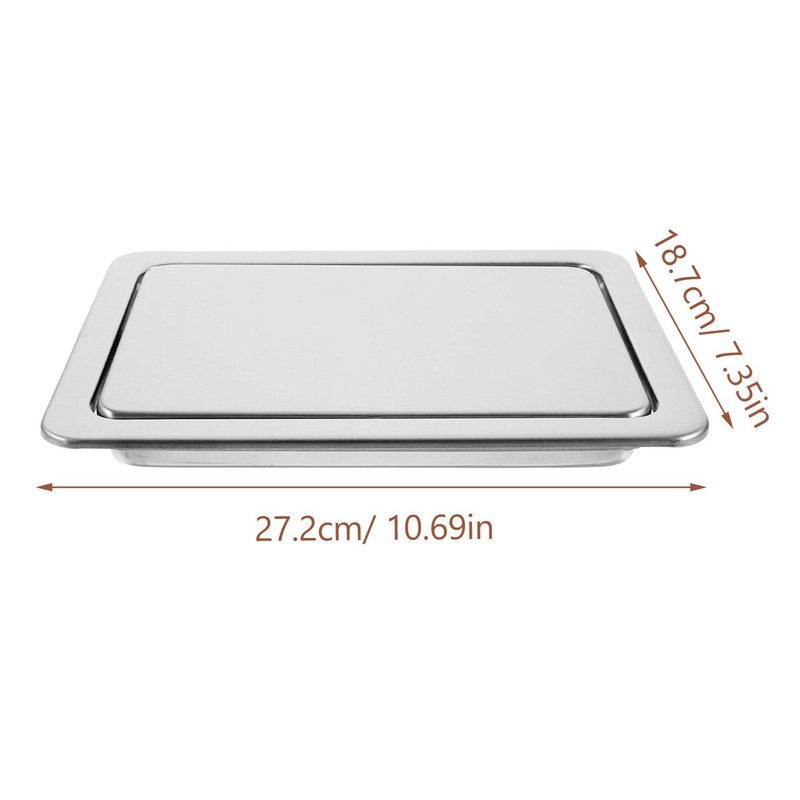 Kichvoe Stainless Steel Trash can Lid Replacement for Kitchen Countertop