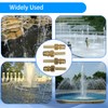 YRMST 590041 Swimming Pool Spa Brass Deck Jet Nozzle Replacement