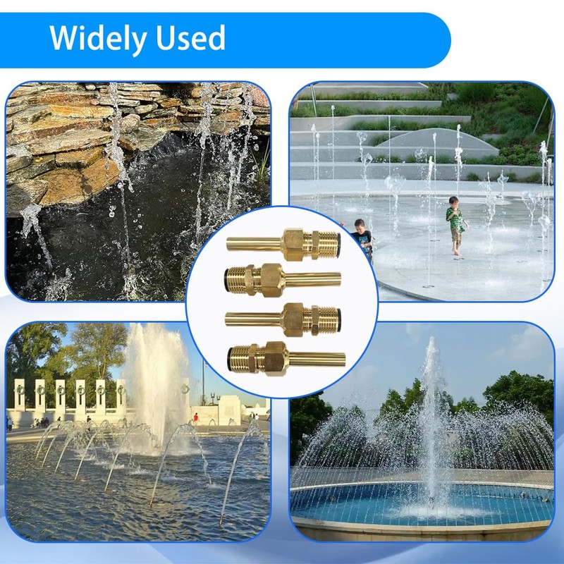 YRMST 590041 Swimming Pool Spa Brass Deck Jet Nozzle Replacement