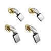 4pc Carbon Brushes for Makita HS6601 165mm Circular Saw 110v