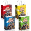 GLURUITE 20Pcs Monster Truck Party Favor Bags Monster Car Goodie