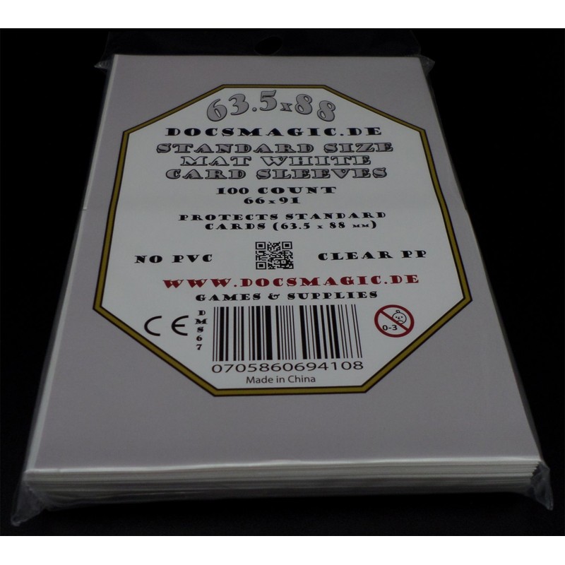 docsmagic.de Double Mat Card Sleeves Standard – Black Blue Green