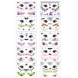 Hallowmas Temporary Fake Tattoos Long Lasting 3D Realistic Tatoo Stickers Floral Sun Waterproof Watercolor Tattoos For Women Arm Neck Brirthday Party Adult Art (Style 23)