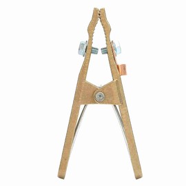 Brass Ground Clamp, 260/300/500A Shape Ground Clamp Earth Clamp Welding Equipment Brass Welding Clamps Heavy Duty Welding Clamp for Welding Machine (260A)