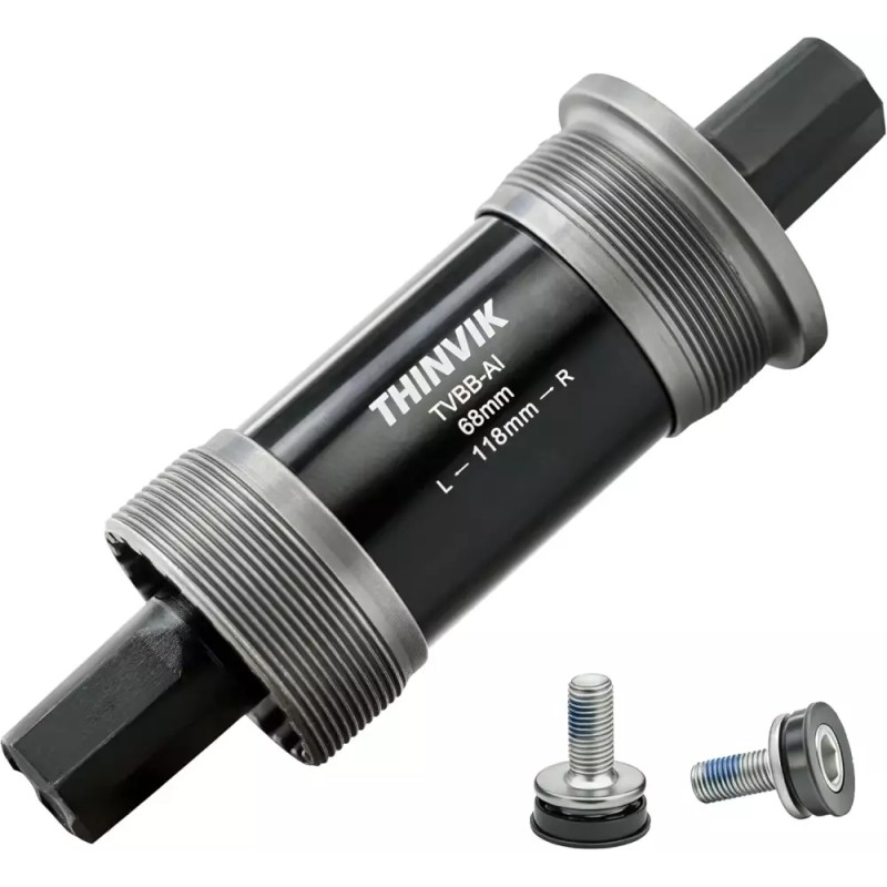 Thinvik 사각 테이퍼 하단 브래킷 - 시마노 BB-UN26/BB-300/BB-100/BB-101과 호환되는 68mm