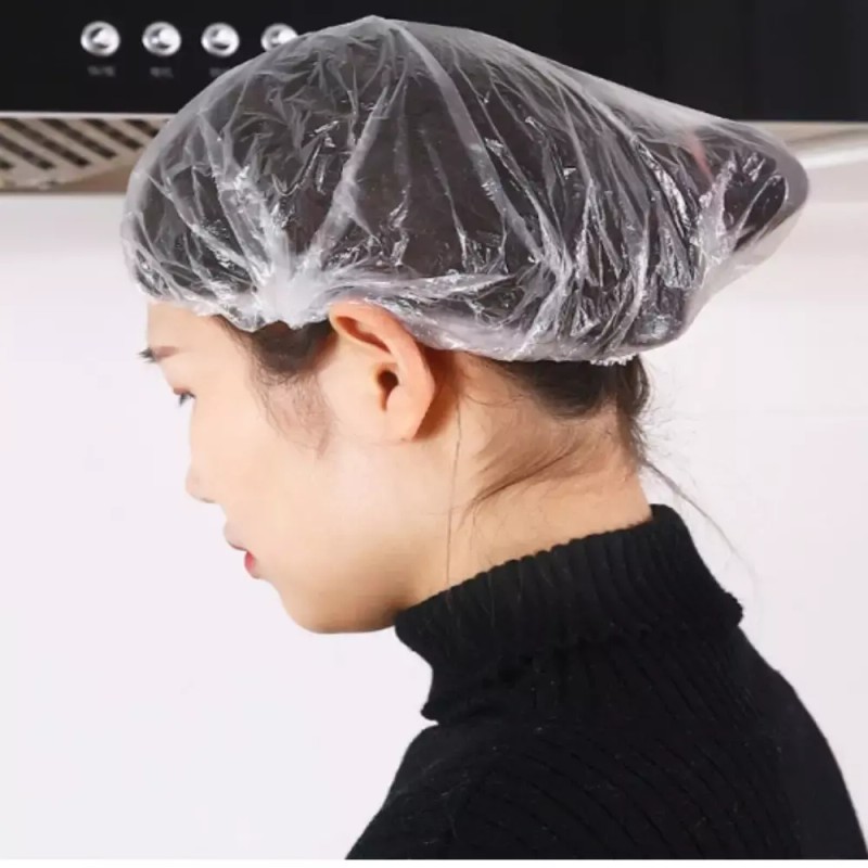 일회용 헤어캡 100매 신발커버 미용실헤어캡 Disposable Hair Cap 100PCS Shoe