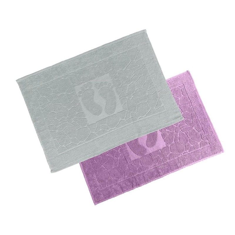 OG-ER Bath Mat Set, 2 Pieces, Terry Cloth Shower Mat,