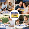 Bameca Magnetic Chess Game with Full-Size Stones, Magnet Game with